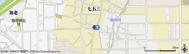 岐阜県本巣市七五三1095周辺の地図
