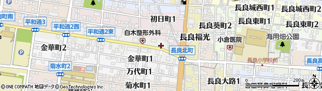 岐阜県岐阜市平和通1丁目周辺の地図