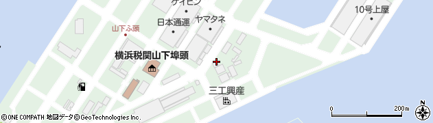 日本海事検定協会（一般社団法人）　横浜第二事業所山下事務所周辺の地図