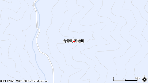 〒520-1647 滋賀県高島市今津町天増川の地図