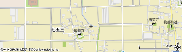 岐阜県本巣市七五三123周辺の地図