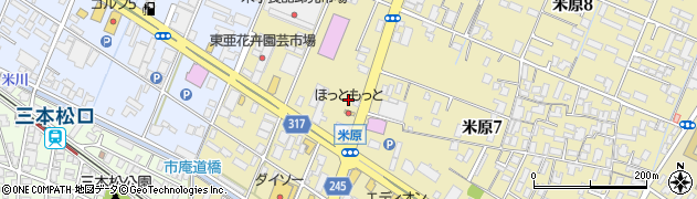 日本海テレビ米子支社周辺の地図
