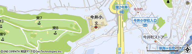 はまっ子ふれあいスクール今井小学校　はまっ子ふれあいスクール周辺の地図