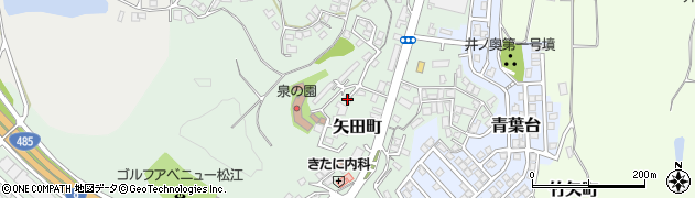 島根県松江市矢田町124周辺の地図