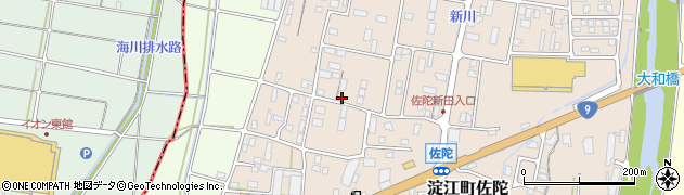 鳥取県米子市淀江町佐陀909周辺の地図
