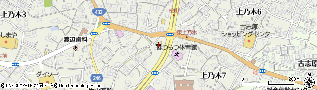 丸亀製麺 松江上乃木店周辺の地図
