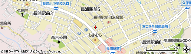 ケーヨークリーニング長浦店周辺の地図