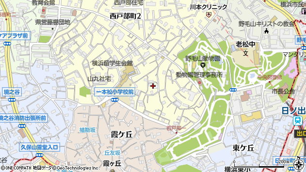 〒220-0046 神奈川県横浜市西区西戸部町の地図