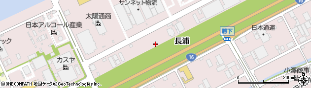 千葉県袖ケ浦市長浦周辺の地図
