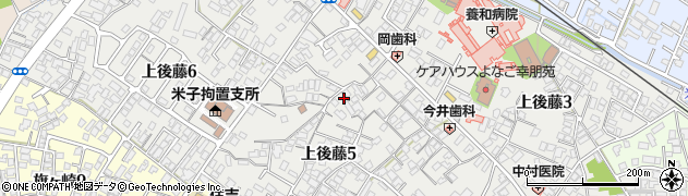 鳥取県米子市上後藤5丁目周辺の地図