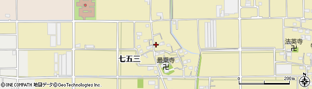 岐阜県本巣市七五三128周辺の地図