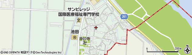 岐阜県池田町（揖斐郡）白鳥周辺の地図