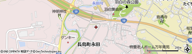 岐阜県恵那市長島町永田419周辺の地図