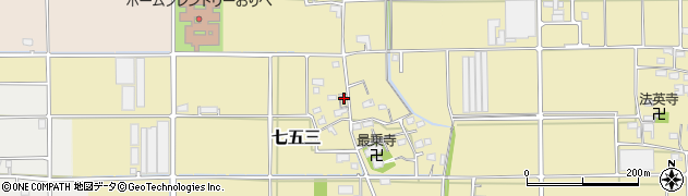 岐阜県本巣市七五三138周辺の地図