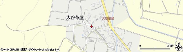 鳥取県倉吉市大谷茶屋周辺の地図