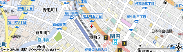 神奈川県信用金庫　協会周辺の地図