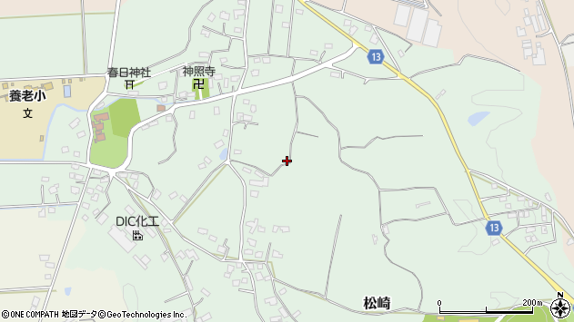 〒290-0217 千葉県市原市松崎の地図