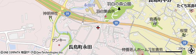 岐阜県恵那市長島町永田384周辺の地図