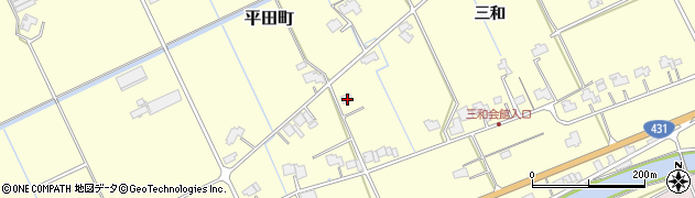 島根県出雲市平田町4549周辺の地図