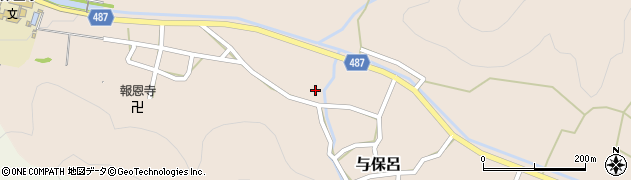 京都府舞鶴市与保呂190周辺の地図