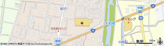 ホームプラザナフコ米子東店周辺の地図