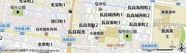 岐阜県岐阜市長良葵町周辺の地図