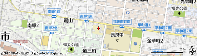 岐阜県岐阜市長良福光2027周辺の地図