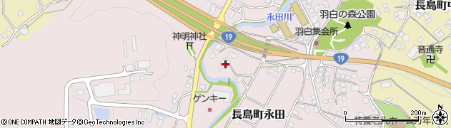 岐阜県恵那市長島町永田425周辺の地図