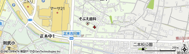正木公民館周辺の地図