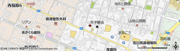 ファミリーマート米子東福原店周辺の地図