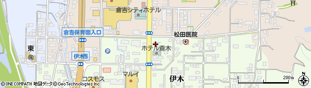 鳥取信用金庫倉吉支店周辺の地図