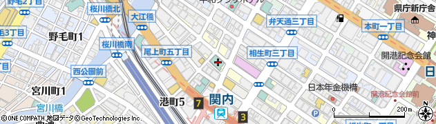 リッチモンドホテル横浜馬車道周辺の地図