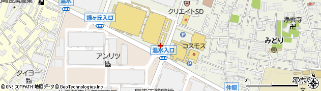 横浜銀行緑ヶ丘支店周辺の地図