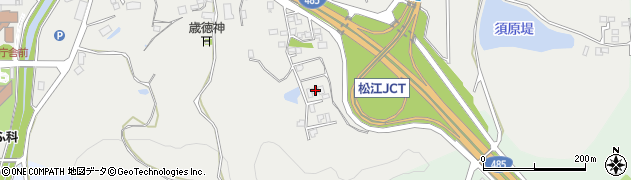 島根県松江市東津田町2296周辺の地図