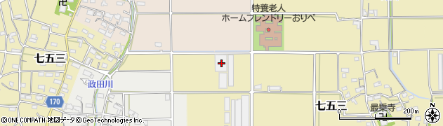 岐阜県本巣市七五三772周辺の地図