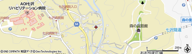神奈川県厚木市七沢1398周辺の地図
