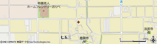 岐阜県本巣市七五三136周辺の地図