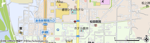 倉吉タウンホテル周辺の地図