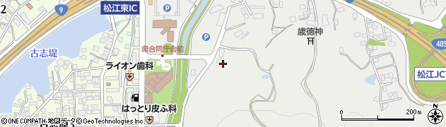 島根県松江市東津田町2125周辺の地図