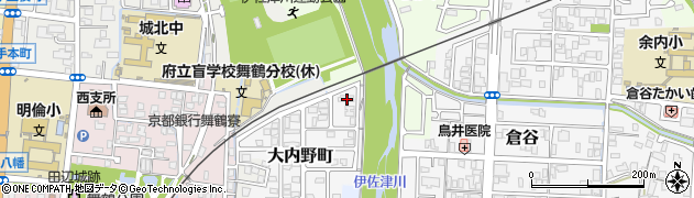 関西電力大内野寮周辺の地図