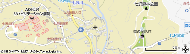 神奈川県厚木市七沢1384周辺の地図