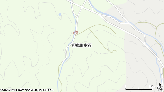 〒668-0304 兵庫県豊岡市但東町水石の地図