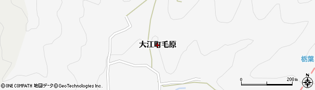 京都府福知山市大江町毛原周辺の地図