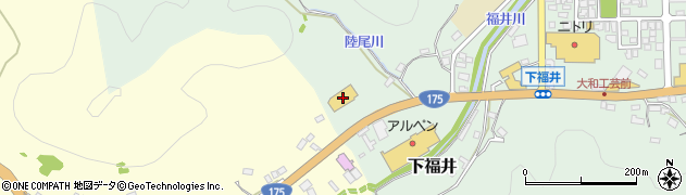 コメリハード＆グリーン下福井店周辺の地図