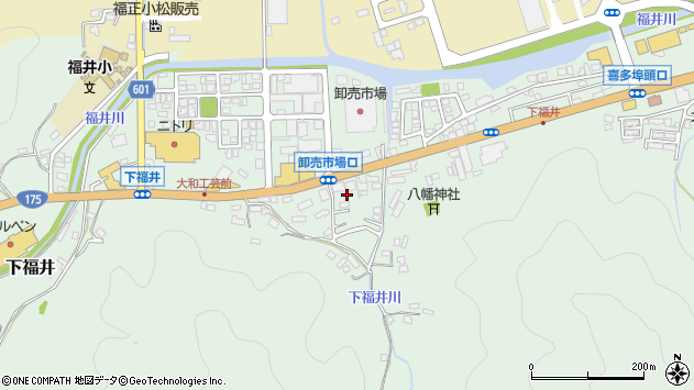 〒624-0946 京都府舞鶴市下福井の地図