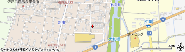 鳥取県米子市淀江町佐陀975-6周辺の地図