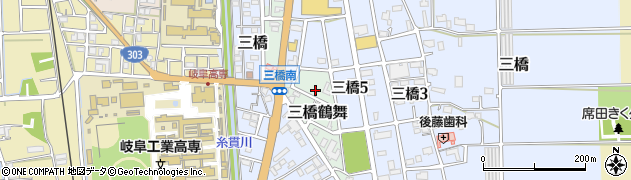 岐阜県本巣市三橋鶴舞65周辺の地図