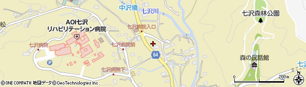 神奈川県厚木市七沢1336周辺の地図