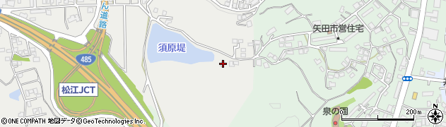 島根県松江市東津田町1957周辺の地図