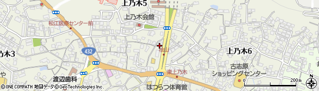 癒し処きらく　松江店周辺の地図